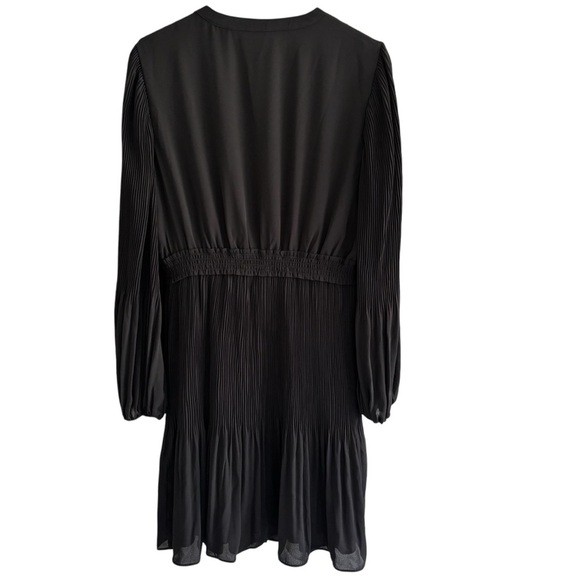 Nanette Lepore Pleated Dress Peasant Sleeve Office Workwear Dressy Size 16 - Picture 8 of 14